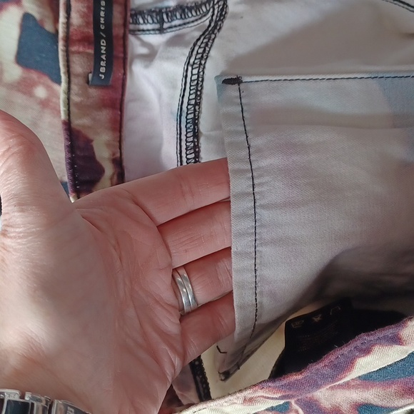 J Brand/Christopher Kane RARE Limited Edition Floral Skinny Jeans- Sz. 26 - Picture 10 of 12